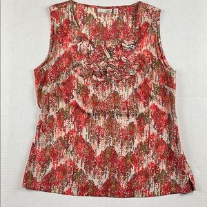 Halogen Silk Sleeveless Blouse